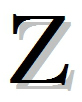 letra capitular Z