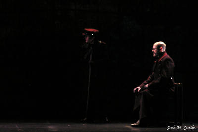una imágen de macbeth, José Tomé,  en la primera escena