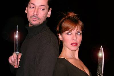 Mara Guil y Josemi Rodríguez en una foto promocional de la obra