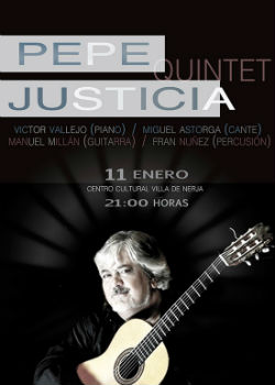Pepe Justicia Quintet. Agenda de Flamenco. Enero.