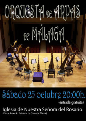 Orquesta de Arpas de Málaga. Teatro Echegaray.