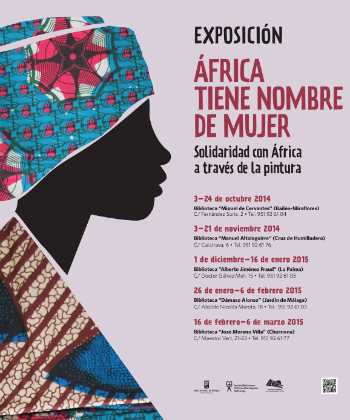 Cartel de la exposición África tiene nombre de mujer