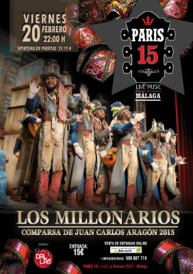 Los Millonarios, de Juan Carlos Aragón en la Sala París 15.