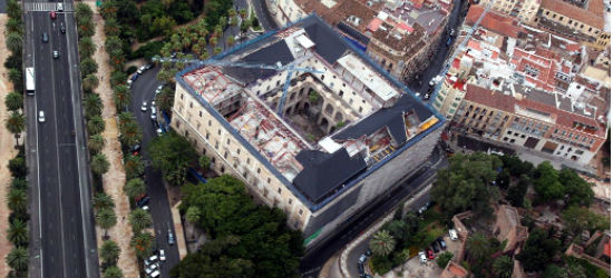 Museo de Málaga. Vista aérea.