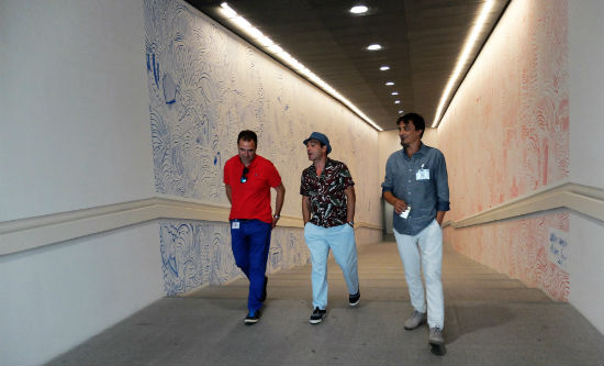 Zenet, Taboada y Machado en el Centre Pompidou