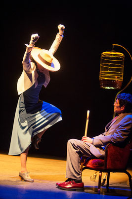 Libertino. Marco Vargas y Chloé Brûlé. Teatro Cervantes. Ciclo de Danza 2016.