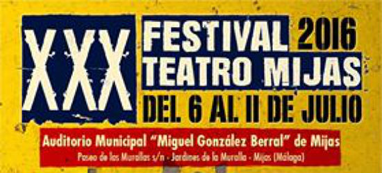 XXX Festival de Teatro de Mijas.