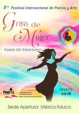 Jael Uribe, Hoja al viento, Movimiento Mujeres Poetas Internacional, Festival Internacional de poesía y Arte Grito de Mujer
