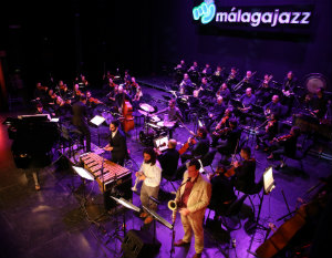 Fancinemajazz, Orquesta Sinfónica Provincial de Málaga, Javier Navas Sextet, 31 Festival Internacional de Jazz de Málaga, málagajazz, Teatro Cervantes,