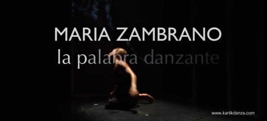 María Zambrano La Palabra Danzante, Karlik Danza Teatro, Teatro Echegaray, Ciclo de Danza 2018,