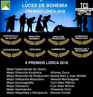 Luces de bohemia,  Teatro Cervantes, Teatro Clásico de Sevilla, Alfonso Zurro, Roberto Quintana, Manuel Monteagudo,
