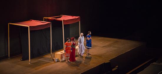 El falso verdadero, La Coracha Teatro, VI Festival de los Teatros Romanos de Andalucía, Teatro Romano de Málaga,