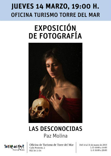 Cartel de la exposición de Paz Molina