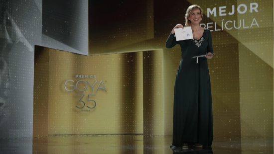 La Enfermera Ana María Ruiz, 35ª Gala de los Premios Goya 2021, Teatro del Soho CaixaBank, Academia de Cine, 
